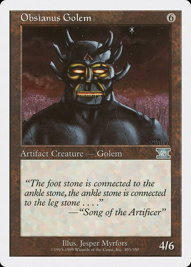 Obsianus Golem (303) [Classic Sixth Edition] | Odin's Place