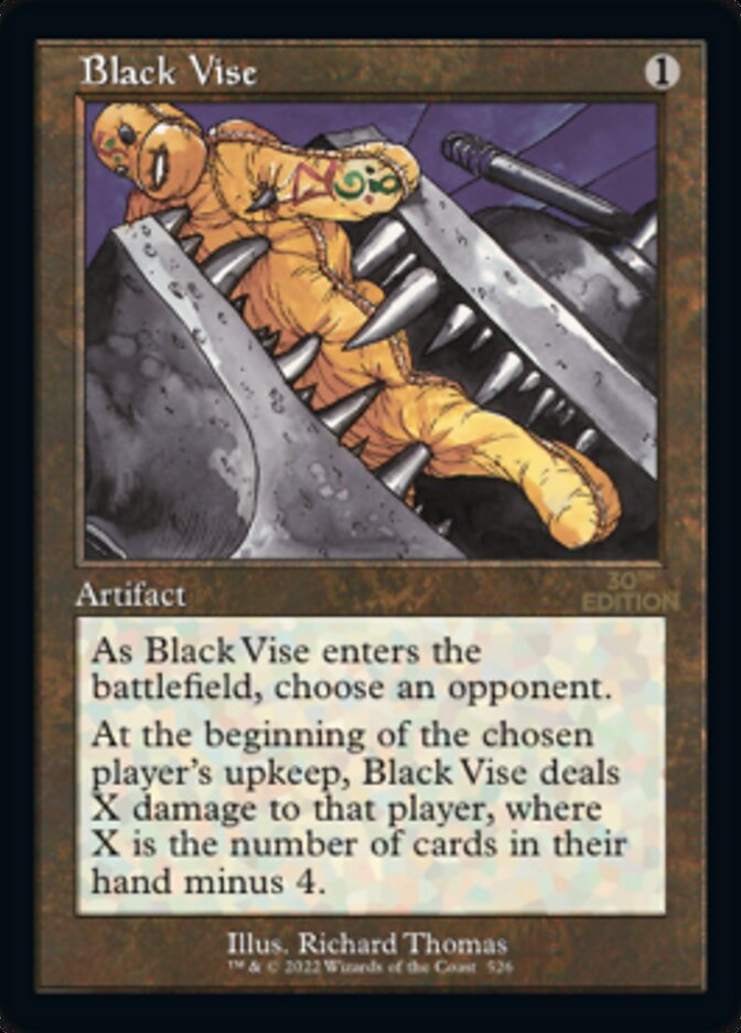 Black Vise (Retro) [30th Anniversary Edition] | Odin's Place