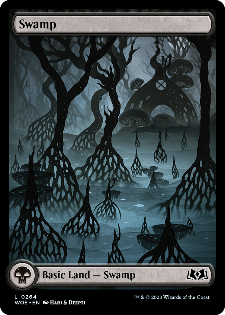 Swamp (264) (Full-Art) [Wilds of Eldraine] | Odin's Place