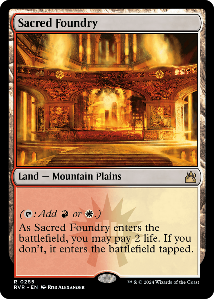 Sacred Foundry [Ravnica Remastered] | Odin's Place