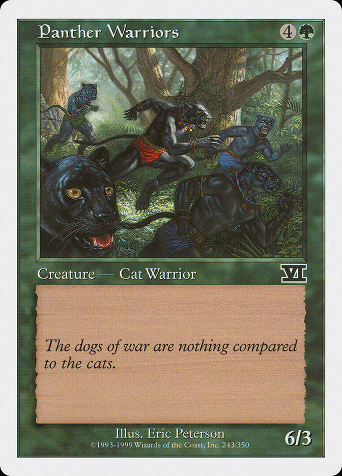 Panther Warriors (243) [Classic Sixth Edition] | Odin's Place