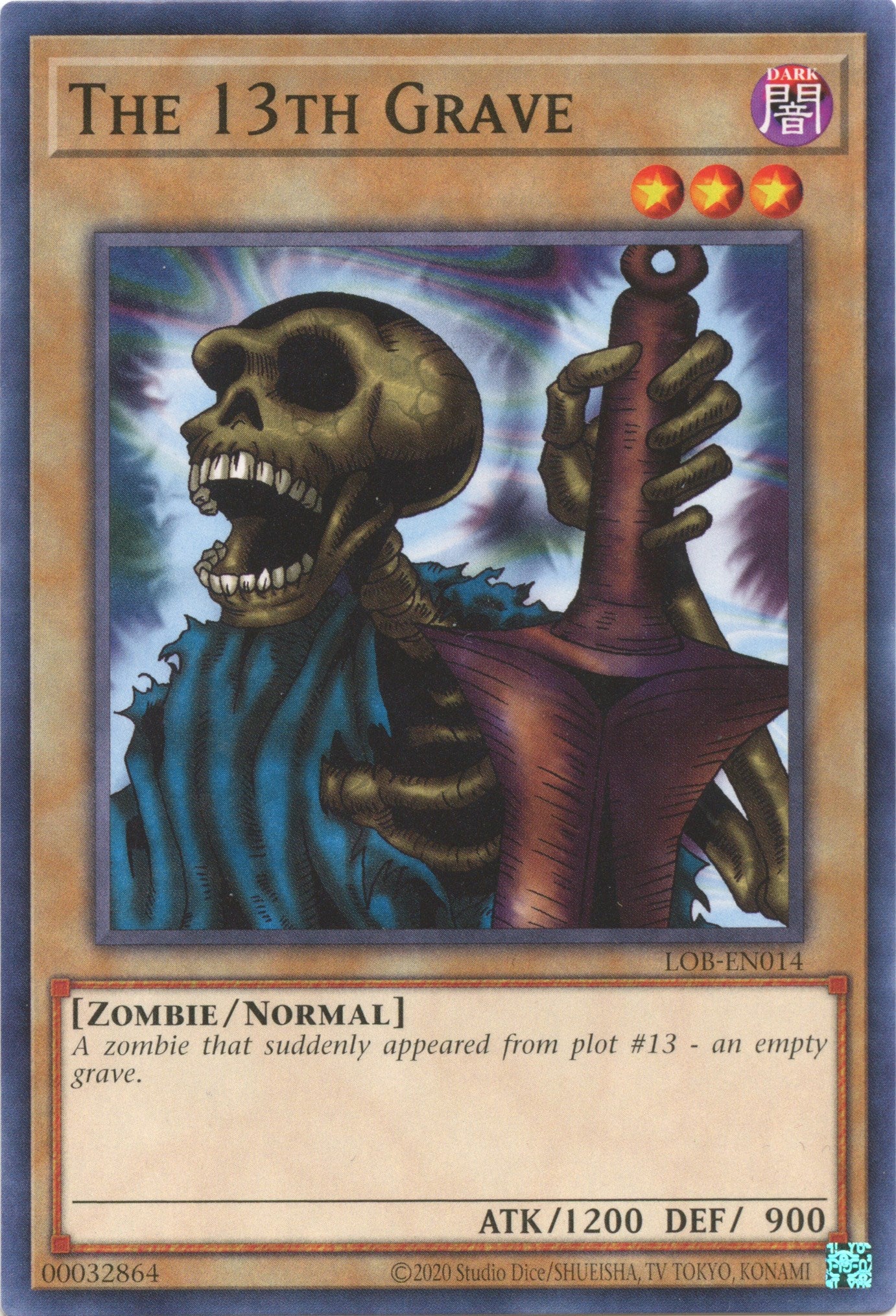 The 13th Grave (25th Anniversary) [LOB-EN014] Common | Odin's Place