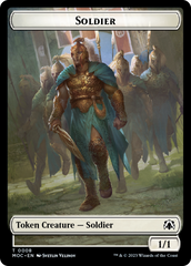 Soldier // Insect Double-Sided Token [March of the Machine Commander Tokens] | Odin's Place