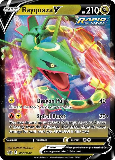 Rayquaza V (SWSH147) [Sword & Shield: Black Star Promos] | Odin's Place