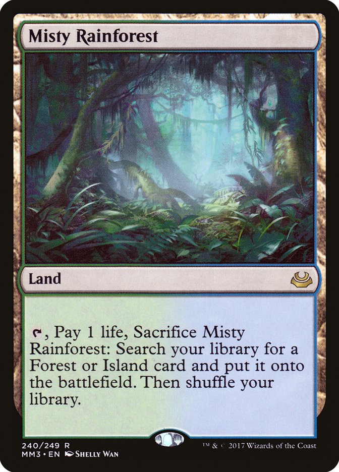 Misty Rainforest (240) [Modern Masters 2017] | Odin's Place