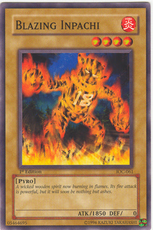 Blazing Inpachi [IOC-061] Common | Odin's Place
