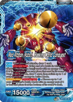 Commander Red // Red Ribbon Robot, Seeking World Conquest (BT17-031) [Ultimate Squad] | Odin's Place