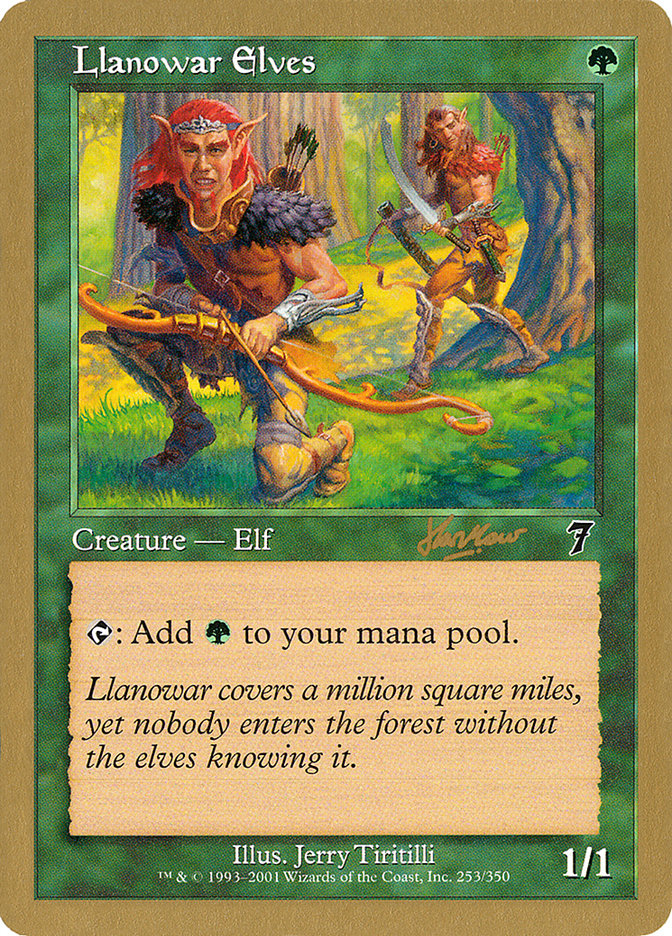 Llanowar Elves (Sim Han How) [World Championship Decks 2002] | Odin's Place