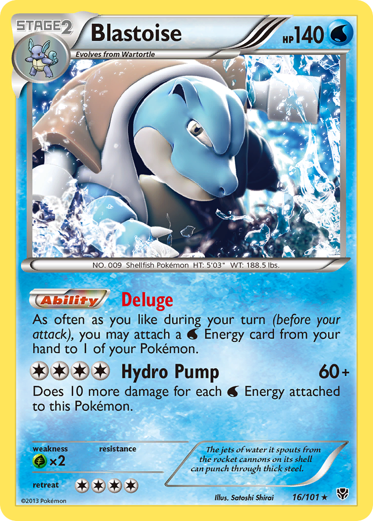 Blastoise (16/101) [Black & White: Plasma Blast] | Odin's Place