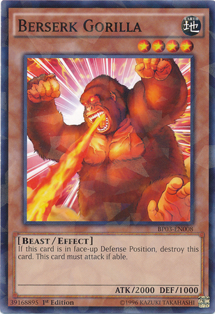 Berserk Gorilla [BP03-EN008] Shatterfoil Rare | Odin's Place