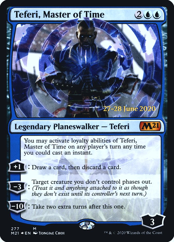 Teferi, Master of Time (277) [Core Set 2021 Prerelease Promos] | Odin's Place