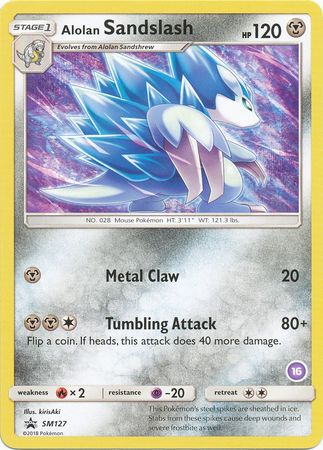 Alolan Sandslash (SM127) (Deck Exclusive #16) [Sun & Moon: Trainer Kit - Alolan Sandslash] | Odin's Place
