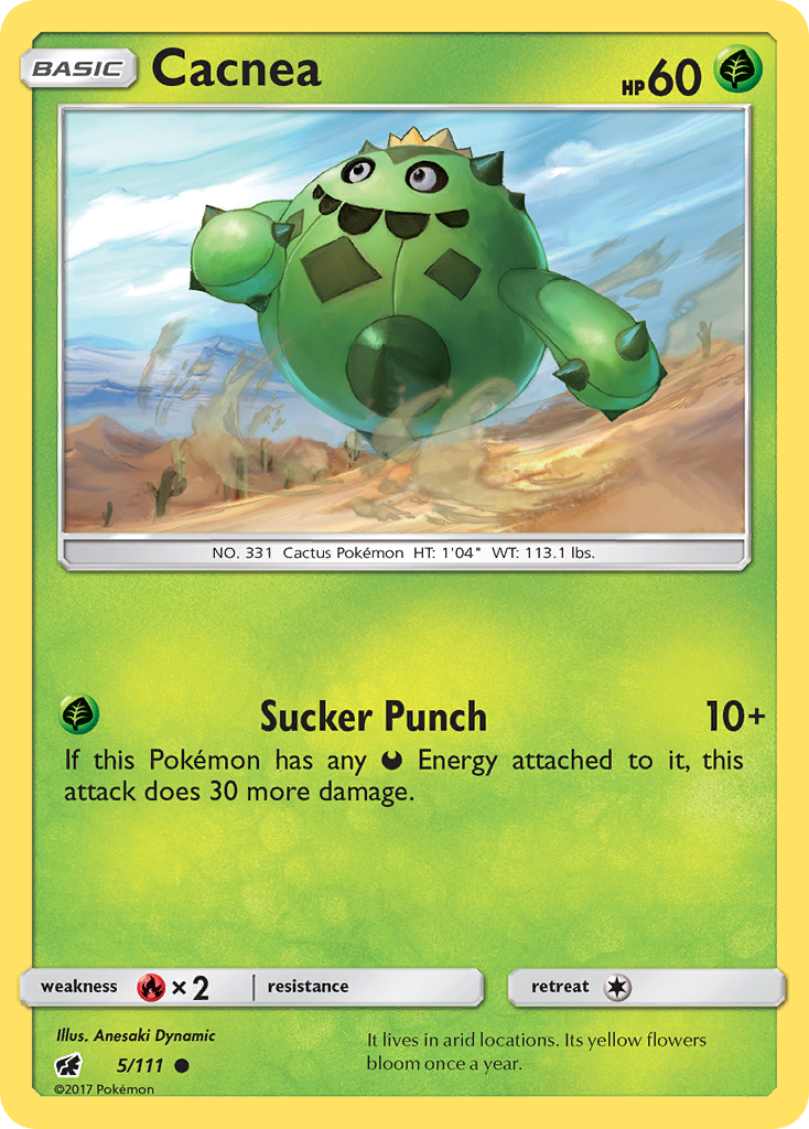 Cacnea (5/111) [Sun & Moon: Crimson Invasion] | Odin's Place