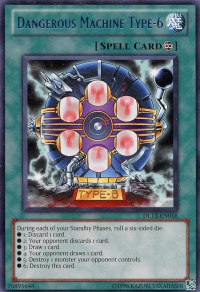 Dangerous Machine Type-6 (Blue) [DL12-EN016] Rare | Odin's Place