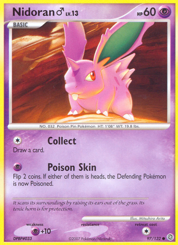 Nidoran (97/132) (Male) [Diamond & Pearl: Secret Wonders] | Odin's Place