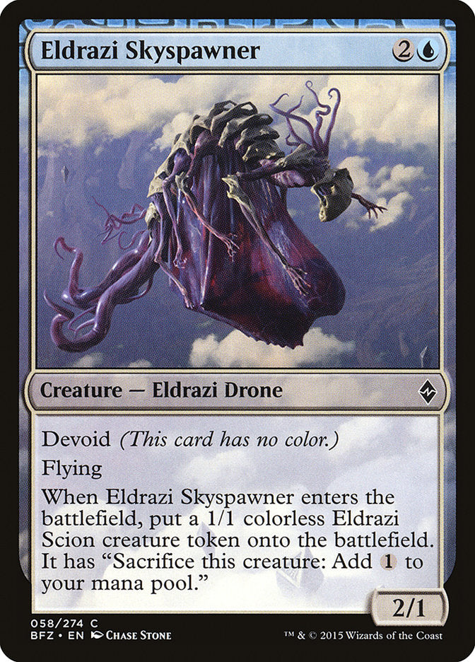 Eldrazi Skyspawner (58) [Battle for Zendikar] | Odin's Place
