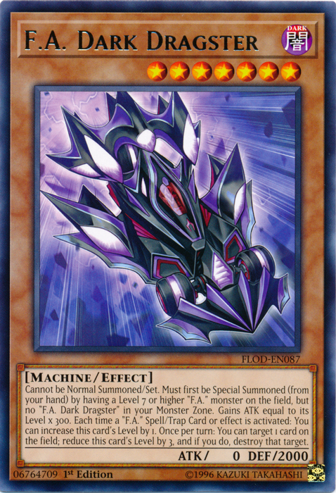 F.A. Dark Dragster [FLOD-EN087] Rare | Odin's Place