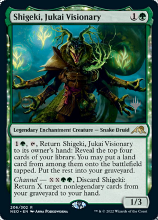 Shigeki, Jukai Visionary (Promo Pack) [Kamigawa: Neon Dynasty Promos] | Odin's Place