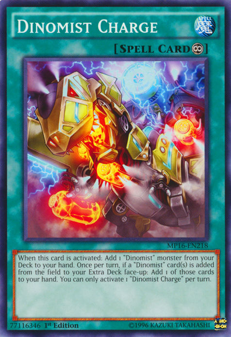Dinomist Charge [MP16-EN218] Common | Odin's Place