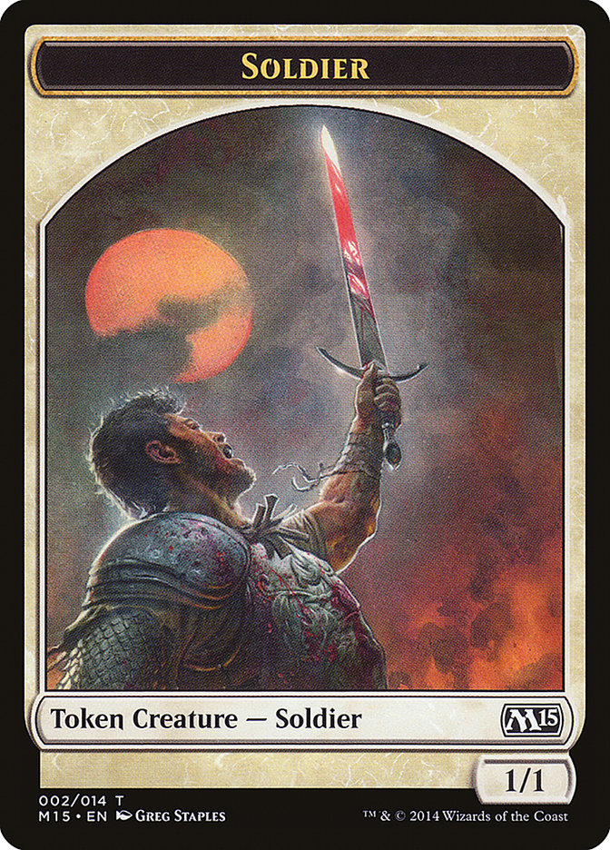 Soldier Token (2) [Magic 2015 Tokens] | Odin's Place