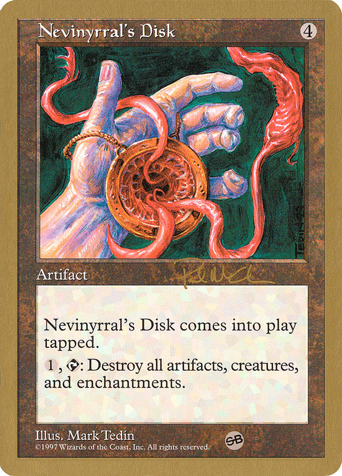 Nevinyrral's Disk (Paul McCabe) (SB) [World Championship Decks 1997] | Odin's Place