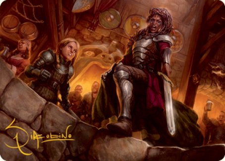 Veteran Dungeoneer Art Card (Gold-Stamped Signature) [Dungeons & Dragons: Adventures in the Forgotten Realms Art Series] | Odin's Place