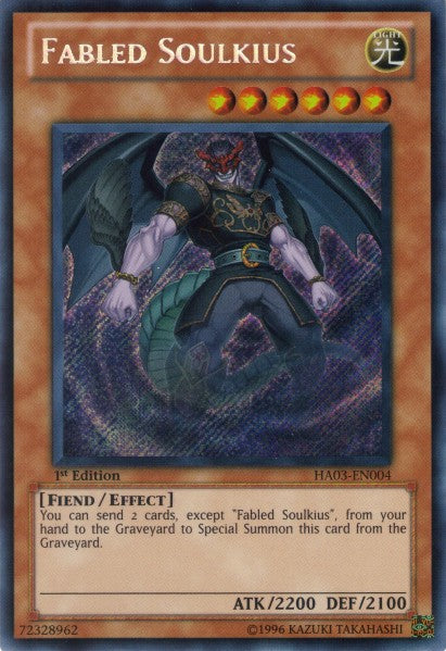 Fabled Soulkius [HA03-EN004] Secret Rare | Odin's Place