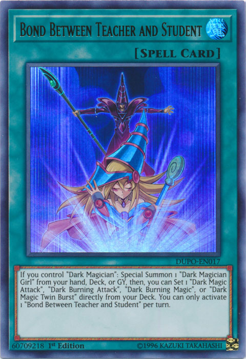 Bond Between Teacher and Student [DUPO-EN017] Ultra Rare | Odin's Place