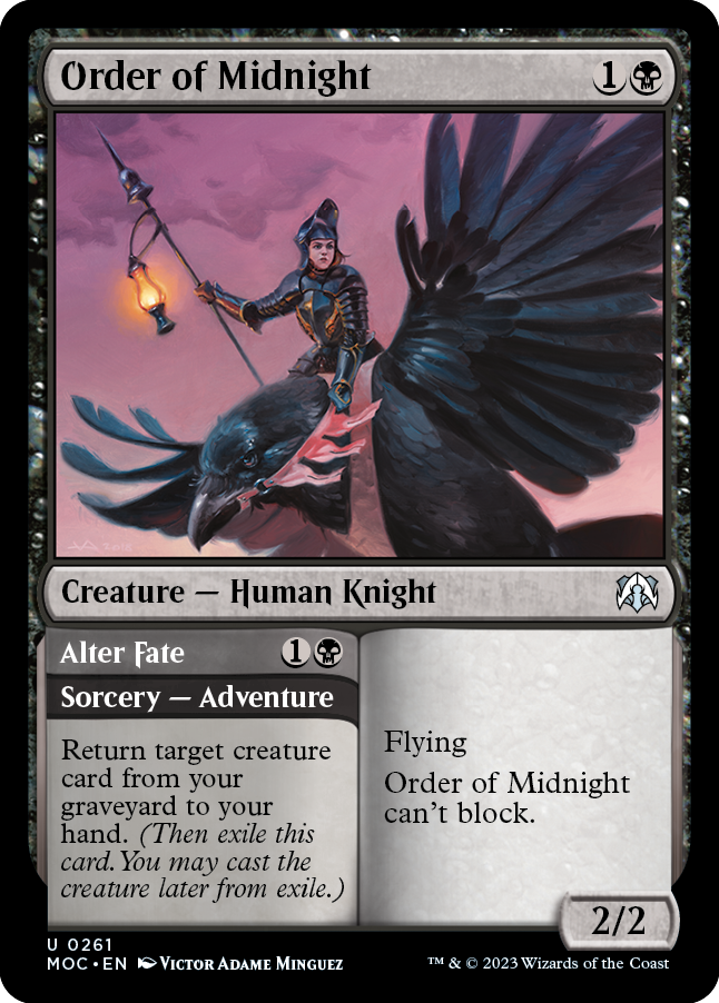 Order of Midnight // Alter Fate [March of the Machine Commander] | Odin's Place