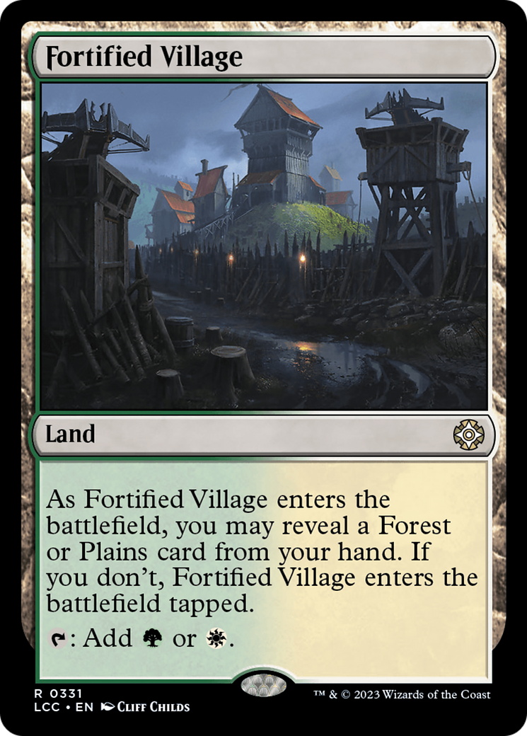 Fortified Village [The Lost Caverns of Ixalan Commander] | Odin's Place