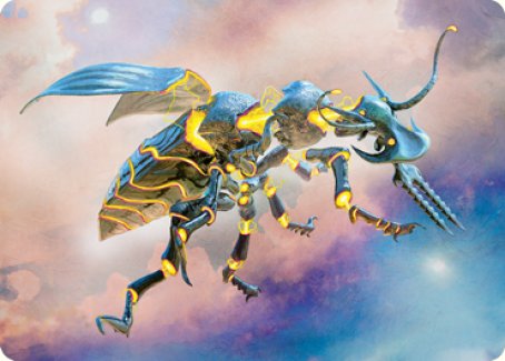 Zabaz, the Glimmerwasp Art Card [Modern Horizons 2 Art Series] | Odin's Place
