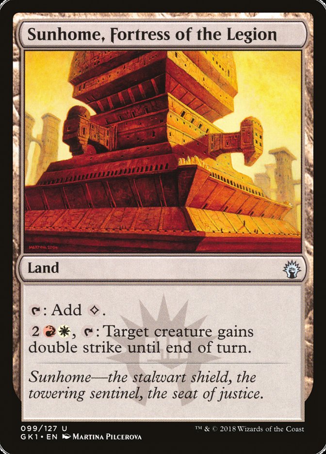 Sunhome, Fortress of the Legion (99) [Guilds of Ravnica Guild Kit] | Odin's Place