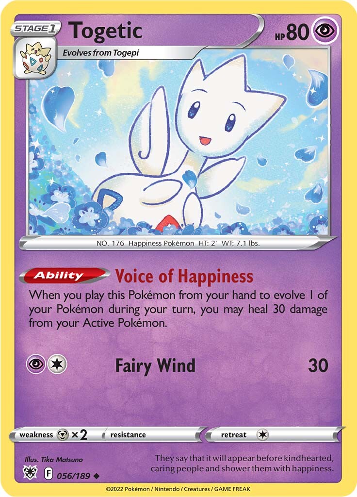 Togetic (056/189) [Sword & Shield: Astral Radiance] | Odin's Place
