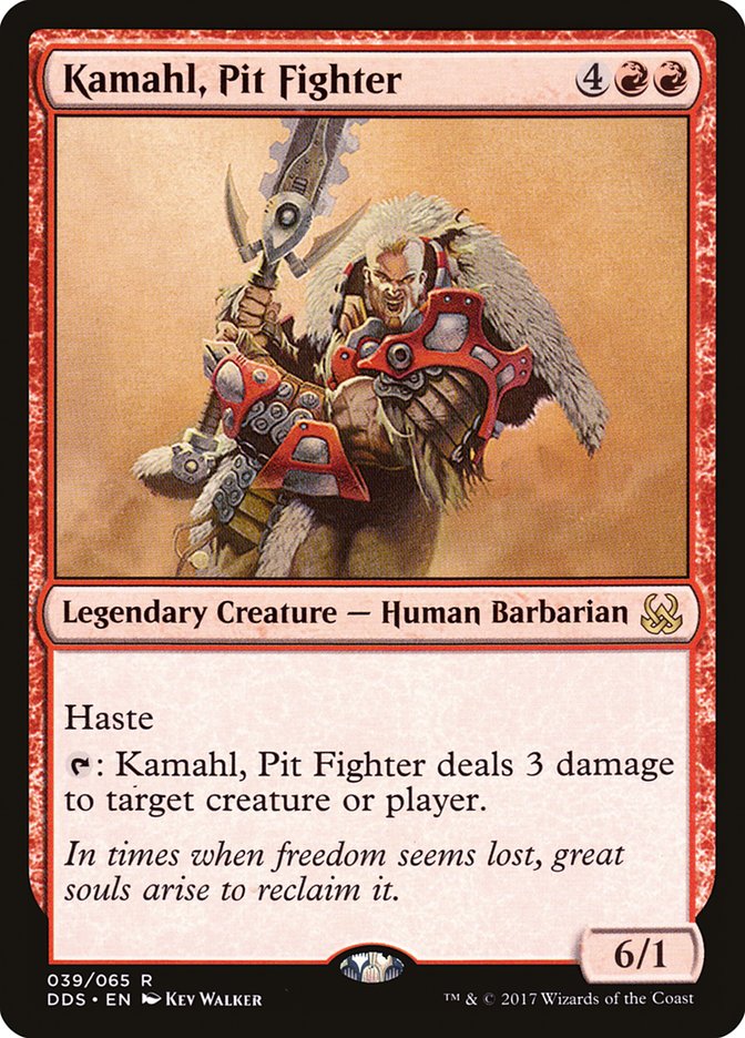 Kamahl, Pit Fighter (39) [Duel Decks: Mind vs. Might] | Odin's Place