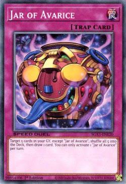 Jar of Avarice [SGX1-ENE20] Common | Odin's Place