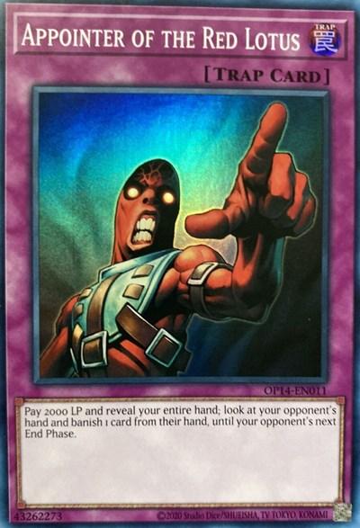 Appointer of the Red Lotus [OP14-EN011] Super Rare | Odin's Place