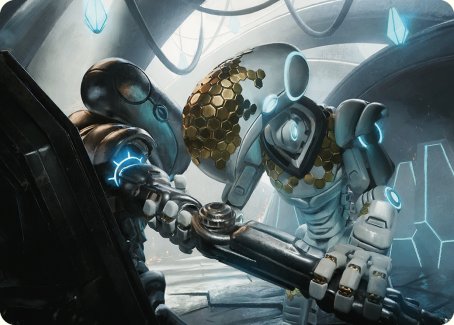 Myr Kinsmith Art Card [Phyrexia: All Will Be One Art Series] | Odin's Place