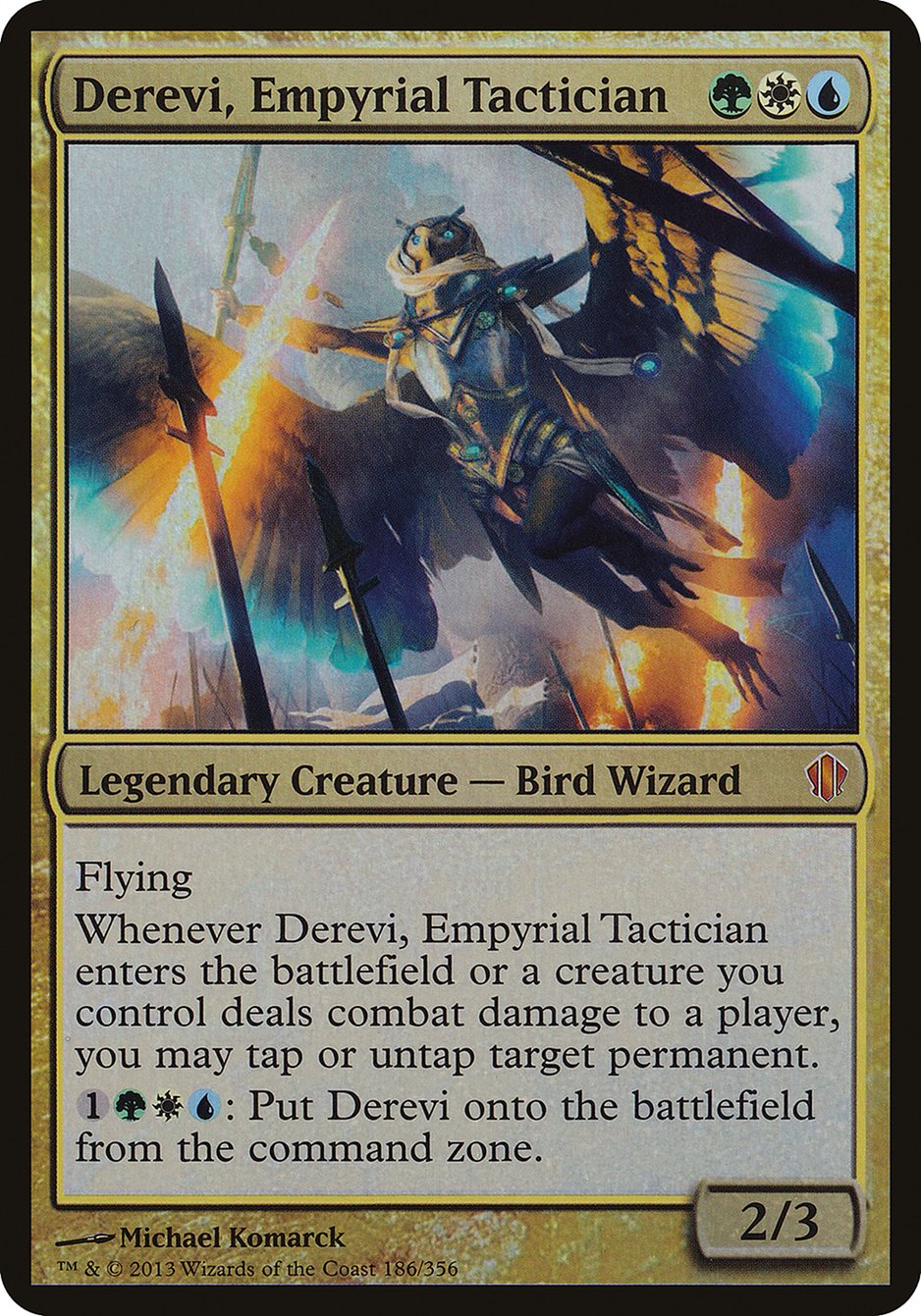Derevi, Empyrial Tactician (186) (Oversized) [Commander 2013 Oversized] | Odin's Place
