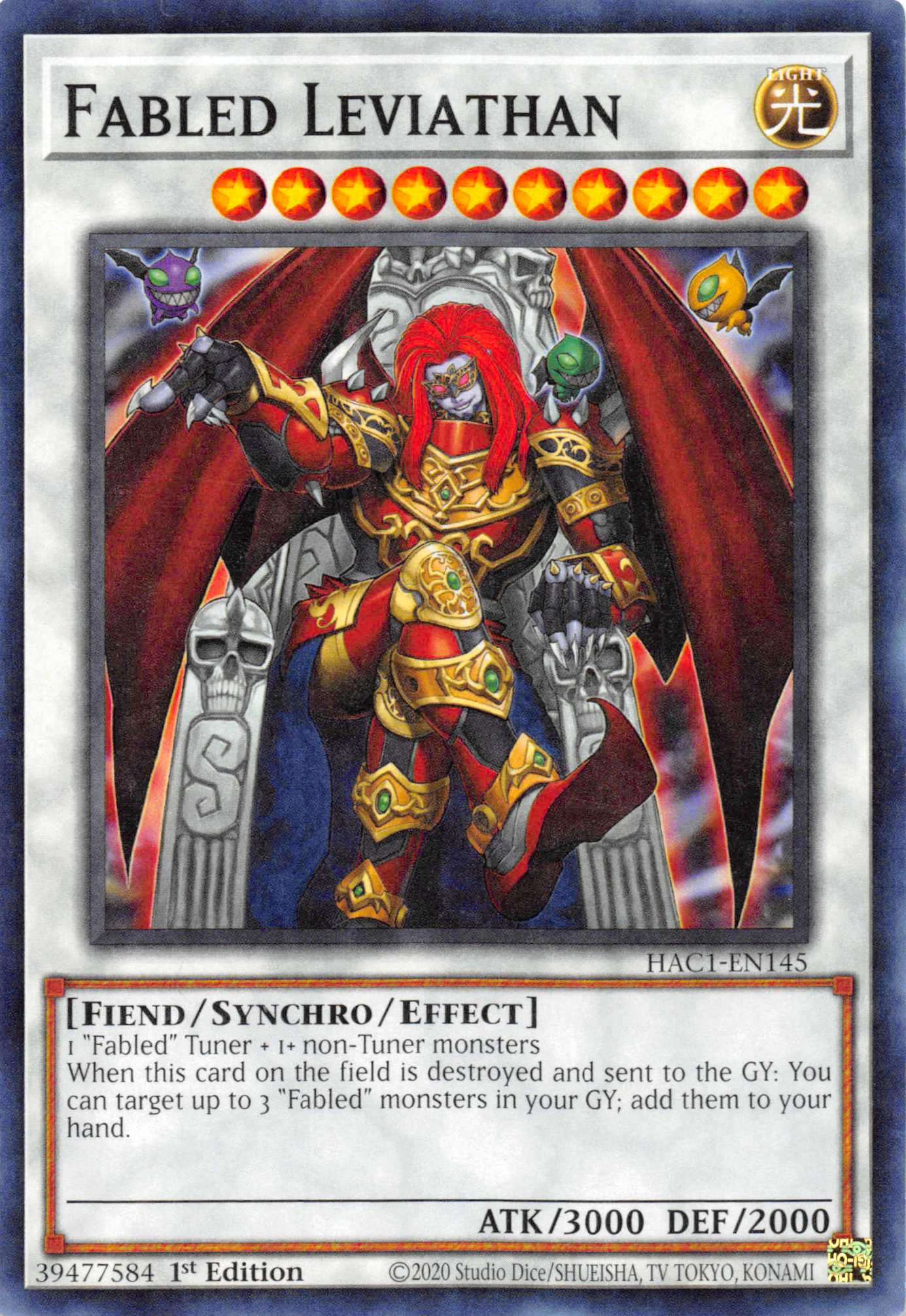 Fabled Leviathan [HAC1-EN145] Common | Odin's Place