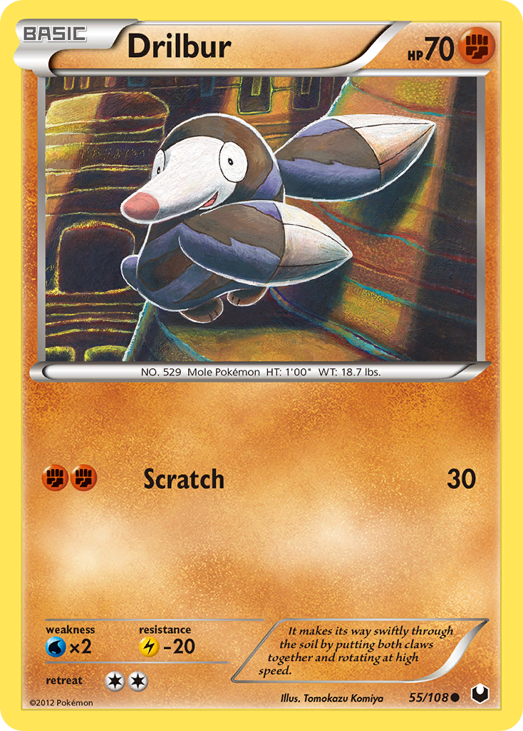 Drilbur (55/108) [Black & White: Dark Explorers] | Odin's Place
