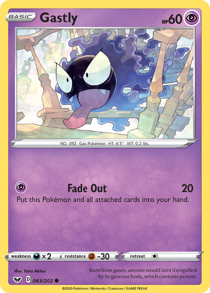 Gastly (083/202) [Sword & Shield: Base Set] | Odin's Place