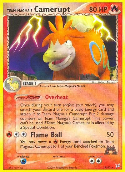 Team Magma's Camerupt (19/95) [EX: Team Magma vs Team Aqua] | Odin's Place