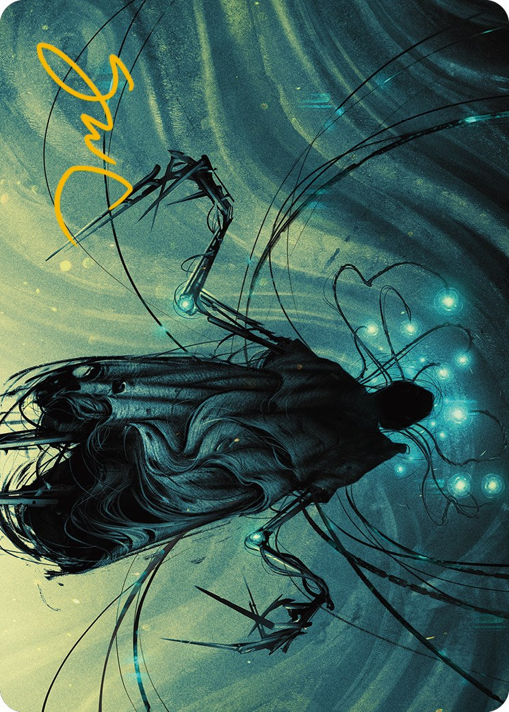 Ichor Synthesizer Art Card (Gold-Stamped Signature) [Phyrexia: All Will Be One Art Series] | Odin's Place
