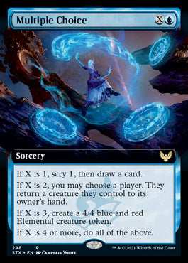 Multiple Choice (Extended Art) [Strixhaven: School of Mages] | Odin's Place