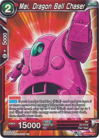 Mai, Dragon Ball Chaser (BT10-024) [Rise of the Unison Warrior 2nd Edition] | Odin's Place