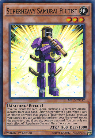 Superheavy Samurai Flutist [MP15-EN197] Super Rare | Odin's Place