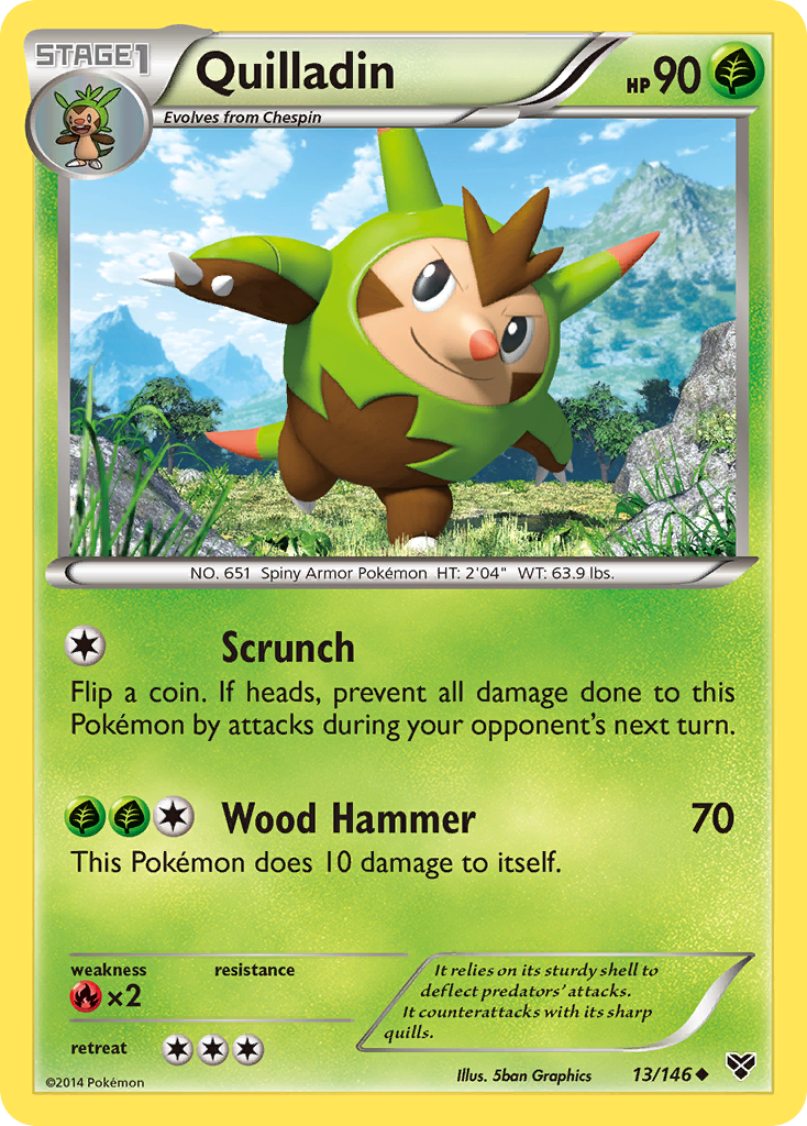 Quilladin (13/146) [XY: Base Set] | Odin's Place