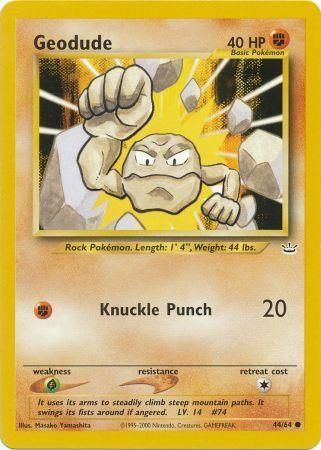 Geodude (44/64) [Neo Revelation Unlimited] | Odin's Place