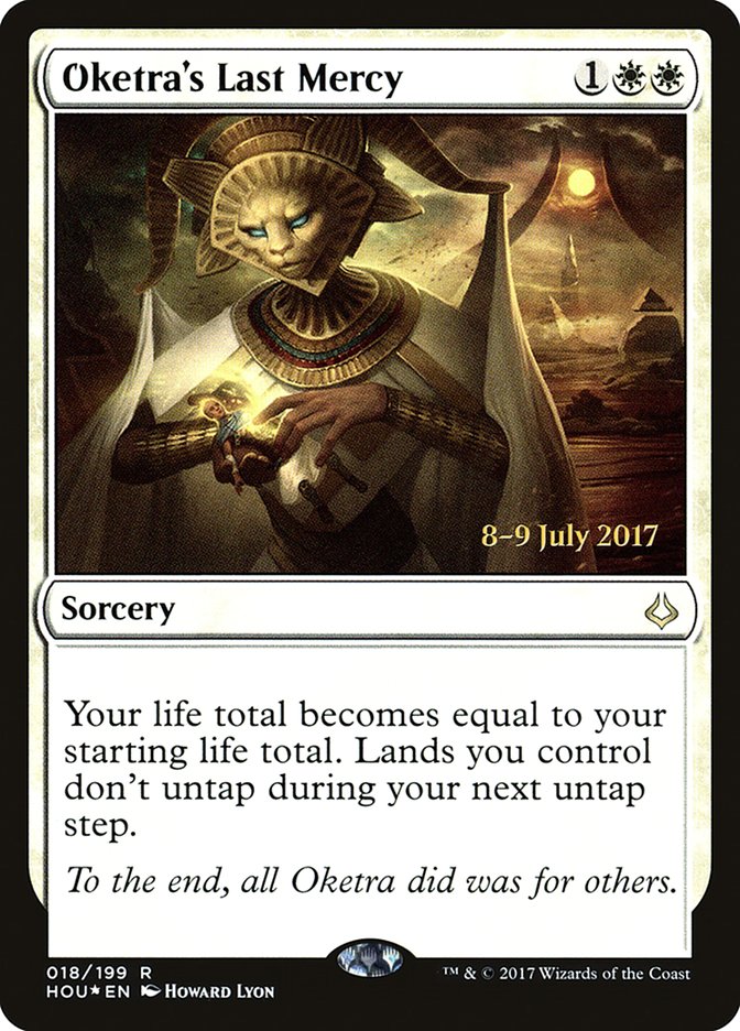 Oketra's Last Mercy (18) [Hour of Devastation Prerelease Promos] | Odin's Place