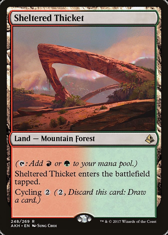 Sheltered Thicket (248) [Amonkhet] | Odin's Place